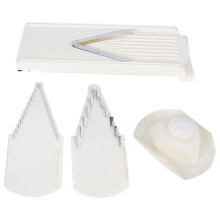 (White) For Swissmar Borner V-Power Mandoline V7000 Multipurpose Stainless Steel V-Shaped Blade (BPA Free, No FDA)