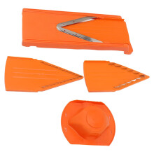 (Orange) For Swissmar Borner V-Power Mandoline V7000 Multipurpose Stainless Steel V-Shaped Blade (BPA Free, No FDA)