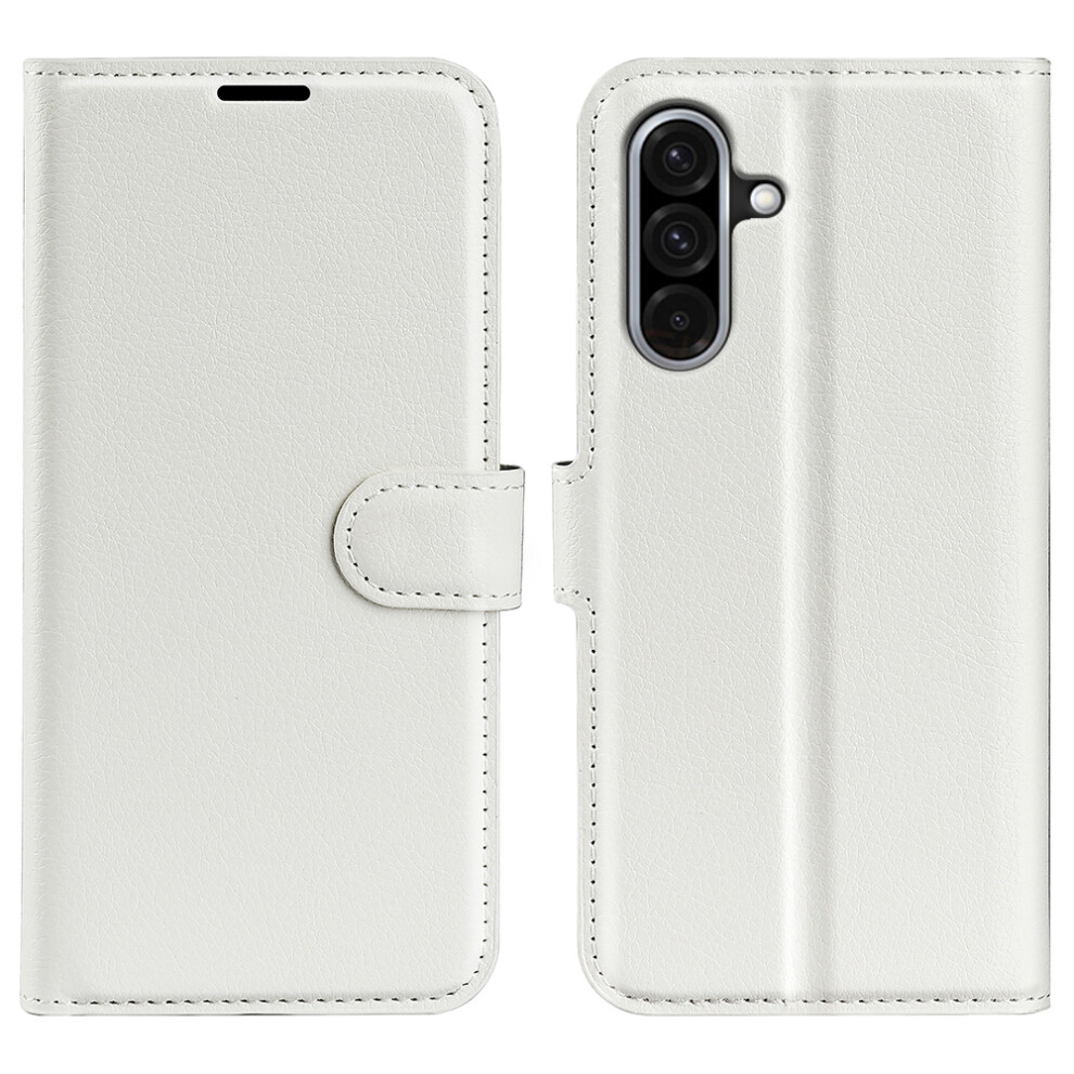 (White) For Samsung Galaxy A36 5G A56 5G Case Litchi Texture Shockproof Leather Wallet Phone Cover White 6914285382994