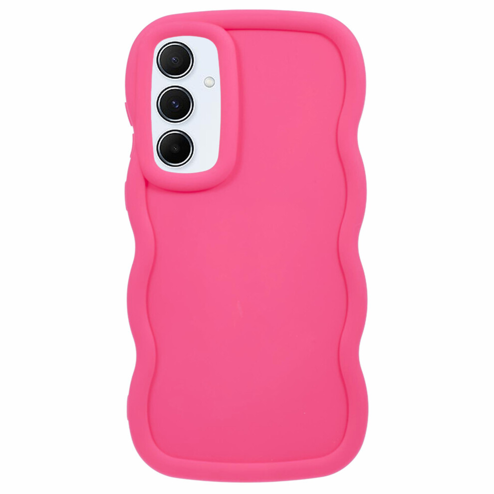 (Rose) For Samsung Galaxy S24 Fe Case Tpu Protective Phone Cover Unique Curly Wave Frame 6914280025100