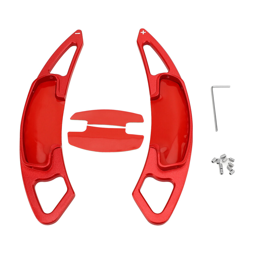 1 Pair Steering Wheel Shift Paddle Aluminum Alloy Red 8320539812397