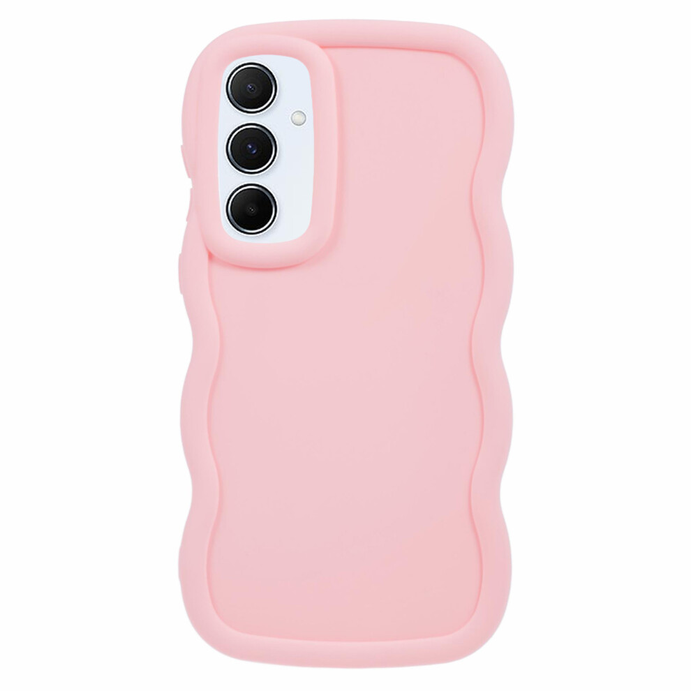 (Pink) Xl Series For Samsung Galaxy A54 5G Case Soft Tpu Protective Phone Cover Wave Frame Shape Pink 6914281258576