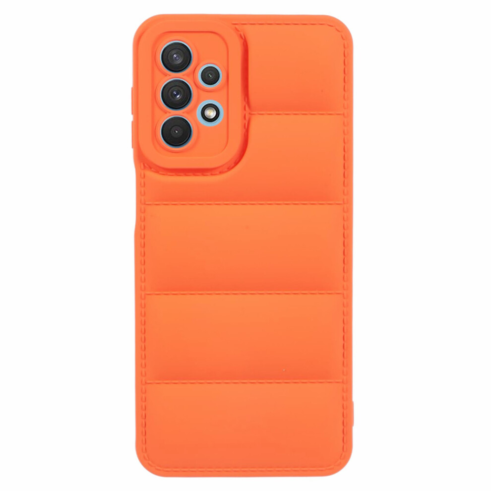 (Orange) Jtw Series For Samsung Galaxy A53 5G Down Jacket Design Rubberized Tpu Case Phone Shell Orange 6914281311097