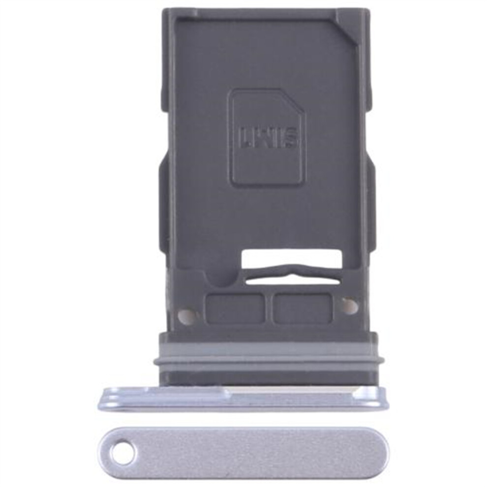 (Silver) For Samsung Galaxy S25 S931 S25+ S936 Oem Sim Tray Holder Replacement (Without Logo) Silver 6914287929432