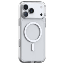 (Transparent) TORRAS For iPhone 17 Pro Case Magnetic Matte PC + TPU Phone Cover