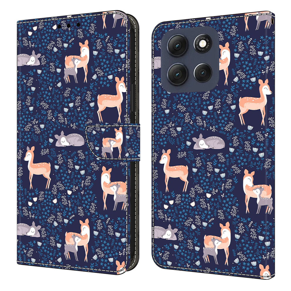 (Sika Deer) For Motorola Moto G86 5G Wallet Case Pattern Printing Pu Leather Flip Stand Phone Cover 6914289718539