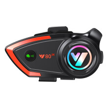 (Hard Mic) Y802x Hands-free Noise Reduction 500M Intercom Motorcycle Helmet Bluetooth-compatible Headset