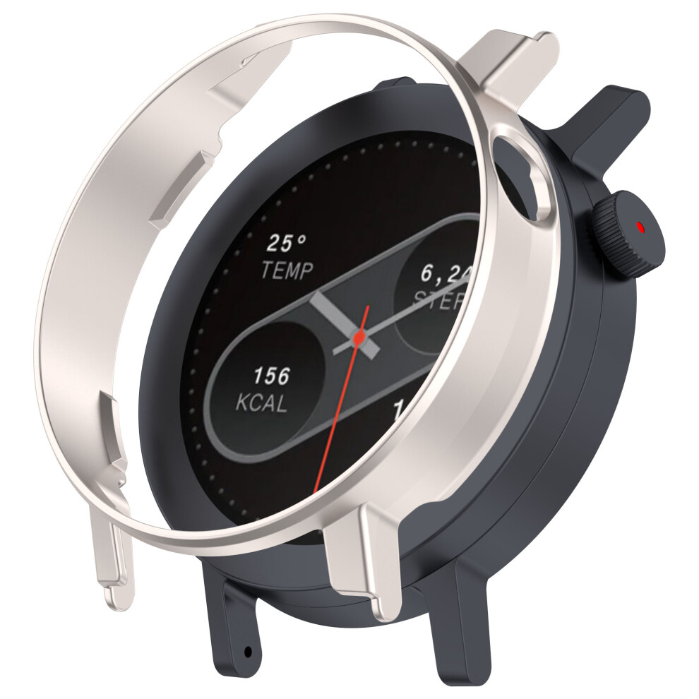 (Starlight) For Nothing Cmf Watch 3 Pro Half Coverage Hollow-Out Protective Frame Pc Watch Case 6914280103013