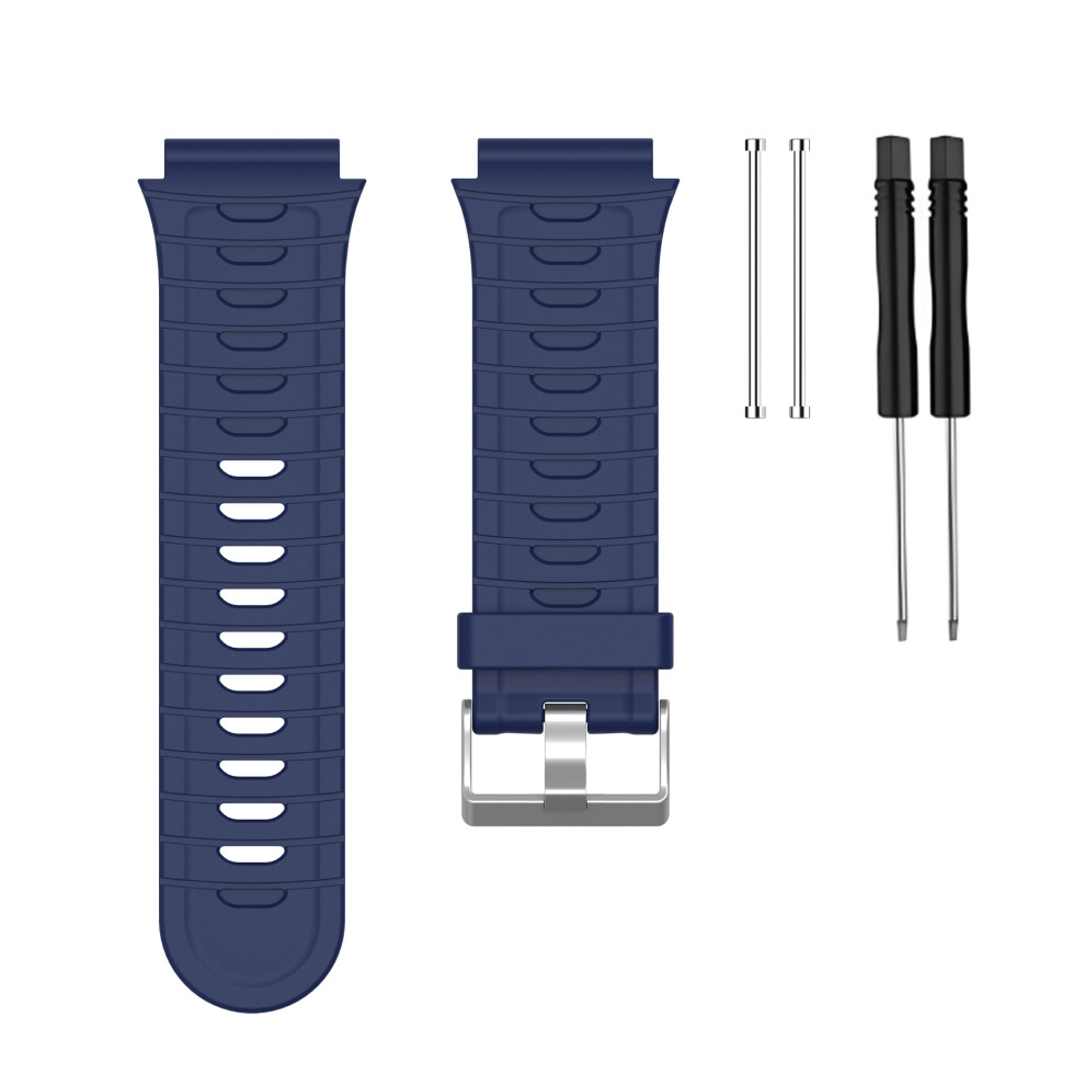 (Navy ) For Garmin Forerunner 920Xt Watch Strap Silicone Band With Spring Bar And Screwdriver Blue 6914288766616