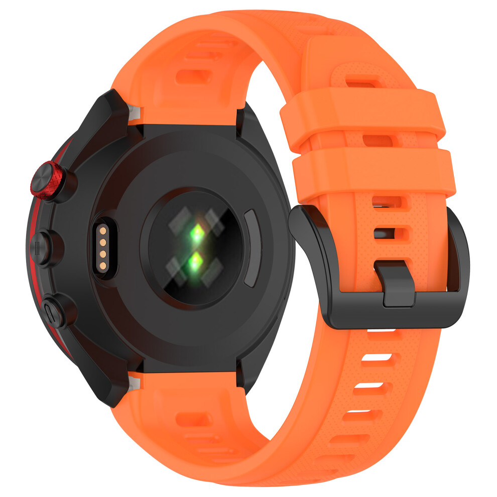 (Orange) For Garmin Approach S70 47Mm Silicone Watch Band Soft Sport Replacement Watch Strap Orange 6914285680090