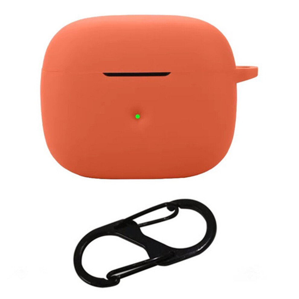 (Orange) For Bowers & Wilkins Pi8 Silicone Case With Anti Lost Buckle Bluetooth-Compatible Earphones Protective Cover Orange 6914281804889