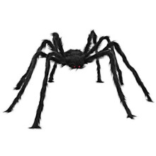 30cm Realistic Plush Spider Haunted House Prop Giant Spider Halloween Party Spooky Decoration
