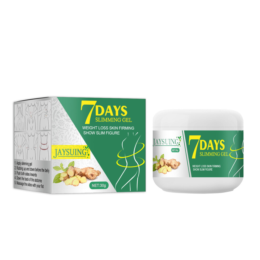 Cream Jaysuing 7 Days Slimming Gel 30G Ginger Fat Burning For Weight Loss, Tightening & Moisturizing