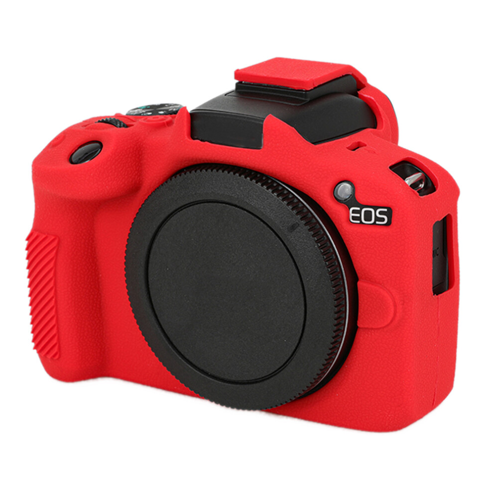 (Red) For Canon EOS R50 Silicone Protective Case Soft Anti-collision Camera Cover-image-OPC-PKBCV2D-NEW