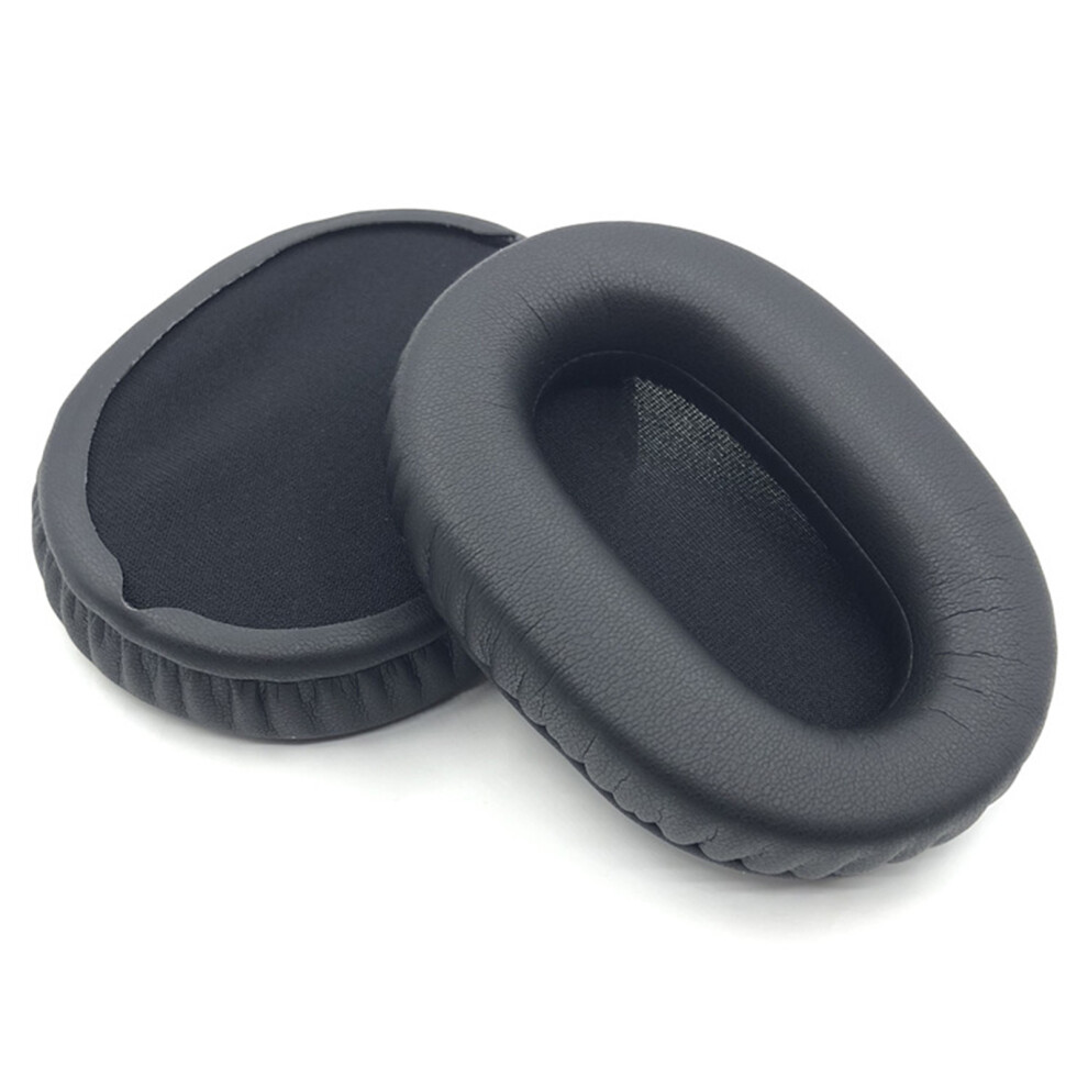 (Black) 1 Pair For Sony Wh-Ch710n Ch720n Protein Leather Headphone Ear Cushions Replacement Earpads Black 6914289637410