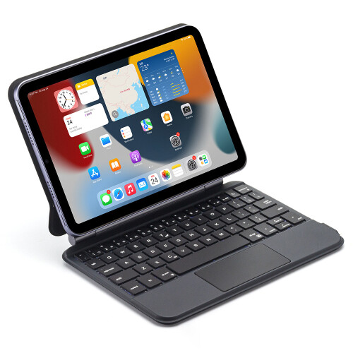 P83PRO For iPad mini (2024) (2021) Magnetic Bluetooth-compatible Keyboard with Touchpad Backlit + Tablet Case 1