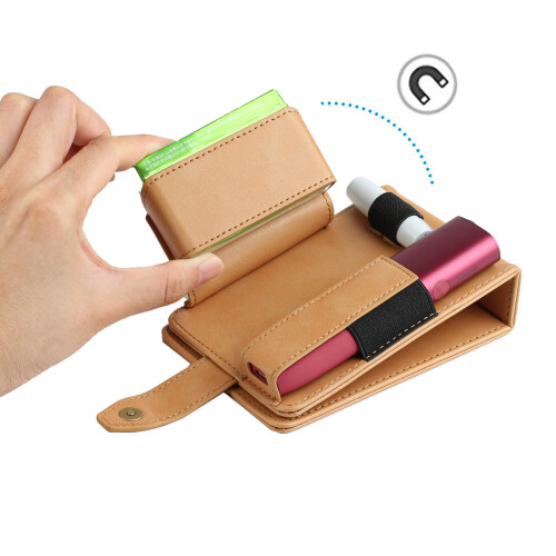 (Denim Dark Blue) For IQOS Iluma One Multi Protective Case E-Cigarette Holder Storage Bag 2