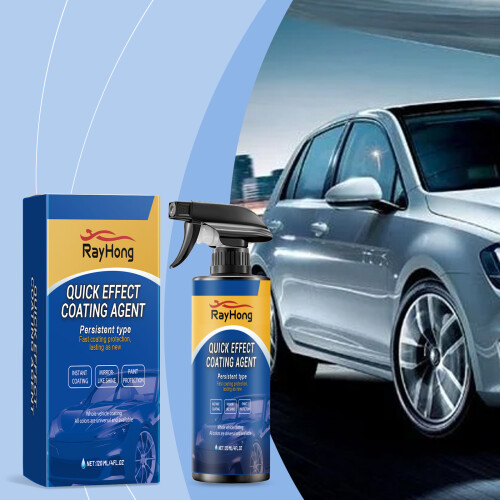 RAYHONG Quick Effect Coating Agent 120ml Car Quick-Acting Coating Agent Spray Scratch Wax Polish Spray 1