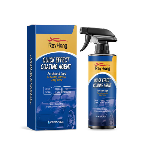 RAYHONG Quick Effect Coating Agent 120ml Car Quick-Acting Coating Agent Spray Scratch Wax Polish Spray