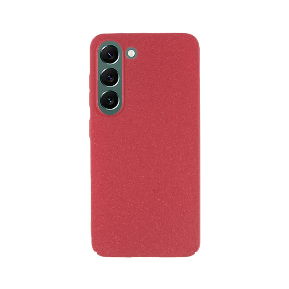 (Wine ) For Samsung Galaxy S22+ 5G Phone Case Matte Texture Anti-Scratch Hard Pc Phone Cover Shell Red 6914280644851