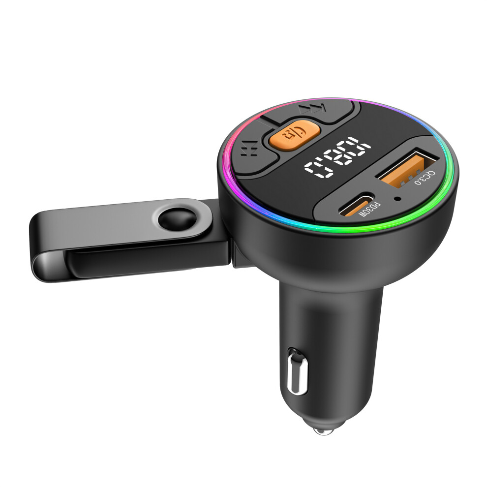 C9s Multifunctional Bluetooth-Compatible Car Mp3 Player Qc3.0 Pd 30W Charger Fm Transmitter 6914283777778