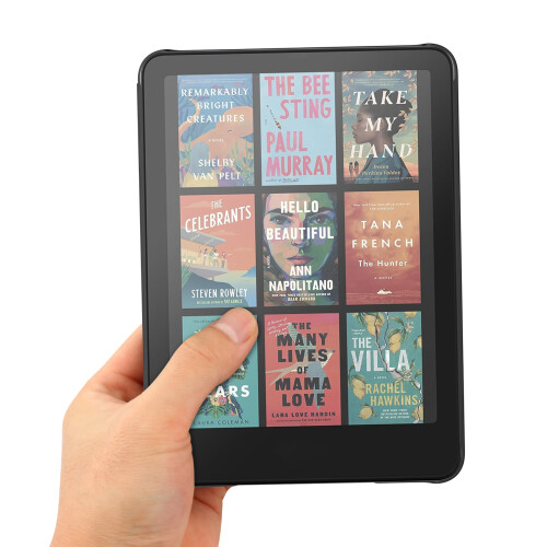 (Purple) For Amazon Kindle Paperwhite (2024) Kindle Colorsoft Case PC + PU E-Reader Cover Support Auto Wake Sleep 2