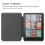 (Purple) For Amazon Kindle Paperwhite (2024) Kindle Colorsoft Case PC + PU E-Reader Cover Support Auto Wake Sleep 2