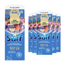 (Deep Sea) Surf Laundry Liquid Detergent 24 Washes 648ml, 6 Pack