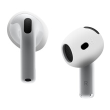 (White) For AirPods 4 Earbuds Anti-Slip Silicone Cover Bluetooth-compatible Earphones Earmuffs Ear Tips