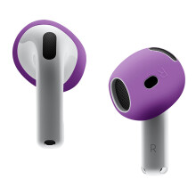 (Purple) For AirPods 4 Earbuds Anti-Slip Silicone Cover Bluetooth-compatible Earphones Earmuffs Ear Tips