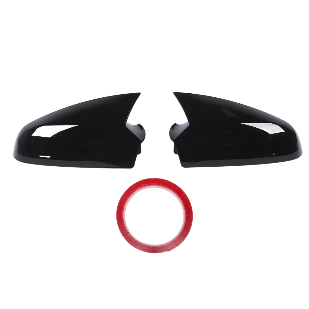 1 Pair Rearview Mirror Cap 6428200 High Strength Black 8320539812915
