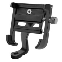 360 Drehbarer Fahrradhalter aus Aluminiumlegierung, Schwarz, passend für Breiten von 55-100mm und Durchmesser von 22,2-31,8mm