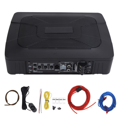 6 X 9in Underseat Powered Subwoofer Built in