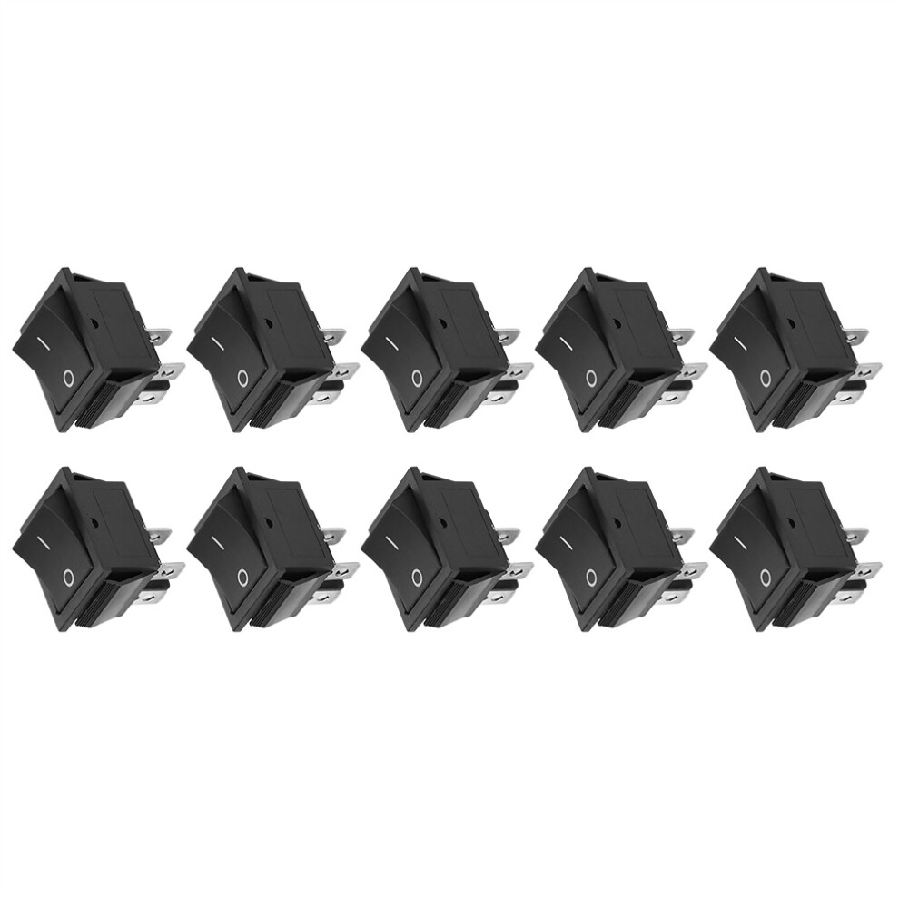 10PCs 2‑Position Switch Rocker On Off