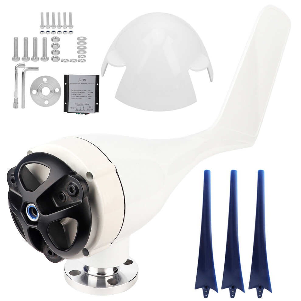 1200W Small Wind Generator Turbines Kit 3 Blades