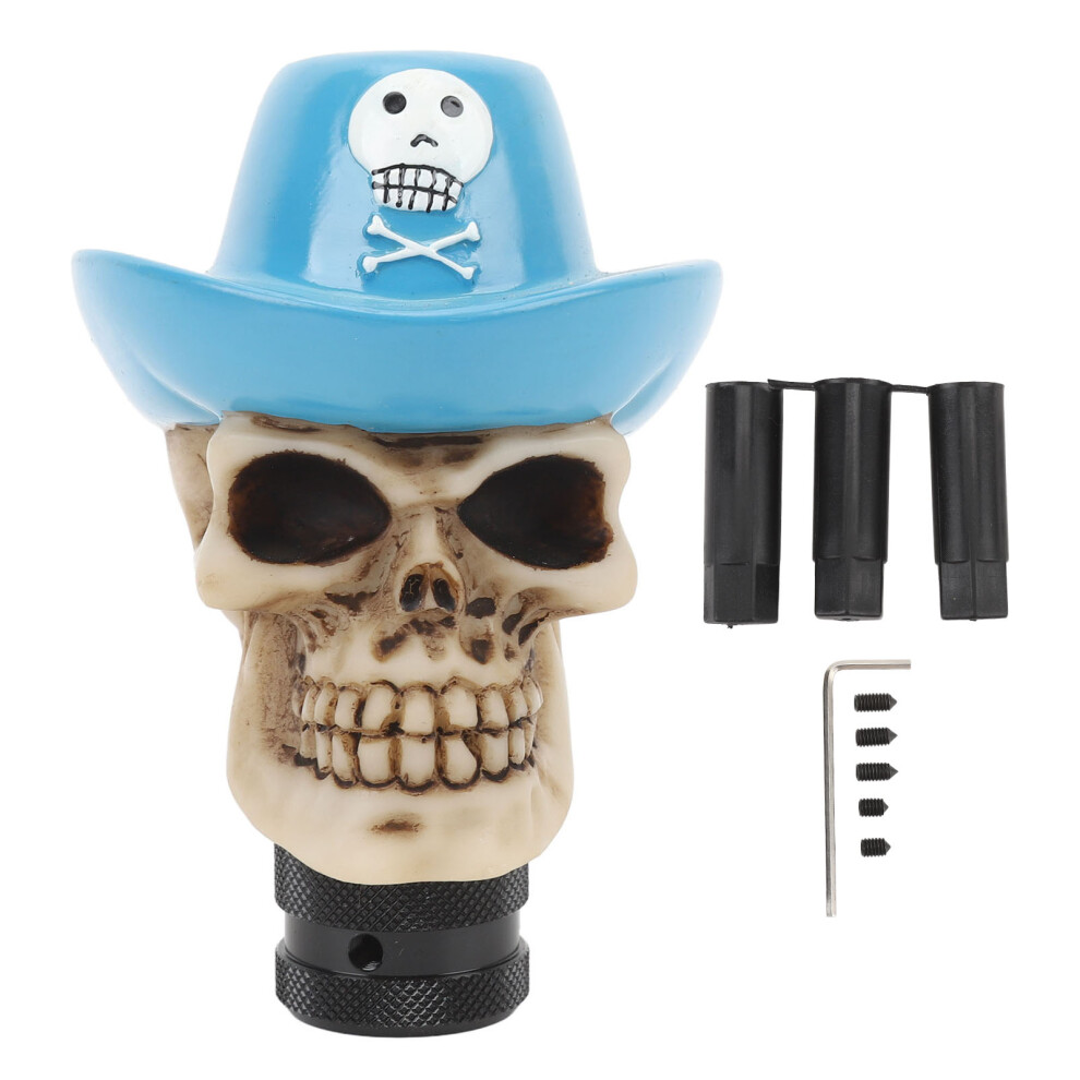 Skull Shift Knobs Resin Comfortable Grip Top Hat 8320539814834