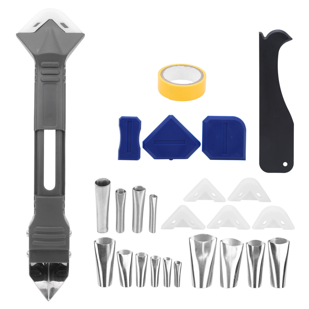 Stainless Steel Caulk Nozzle Set Reusable