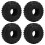 4pcs RC Rubber Tires 1.9 Inch Large Grip Universal 6