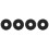 4pcs RC Rubber Tires 1.9 Inch Large Grip Universal 9