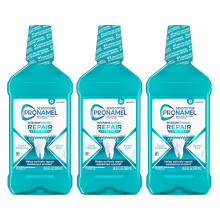 Sensodyne Pronamel Intensive Enamel Repair Alcohol-Free Mouthwash to Help Actively Repair Enamel and Protect Against Cavities  Extra Fresh  3 x 1