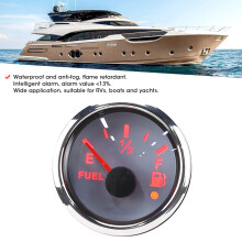 2-in-1 wasserdichte Kraftstoffstandanzeige IP67 Marine Auto Edelstahl 24033Ω