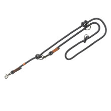 TRIXIE Be Nordic Adjustable Leash, S-M: 2.0 M/   8 Mm, Dark Grey/Brown, 0.155 kg