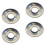 TRQ Sway Bar Stabilizer Link Set Front & Rear Compatible with 90-94 Protege 4