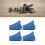4PCS RC Model Car Wheel Chock Good Fixation Anti 12