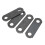 4 Pcs Trailer Leaf Spring Shackle Strap 2 5/8 Inch 6
