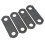 4 Pcs Trailer Leaf Spring Shackle Strap 2 5/8 Inch 7