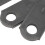 4 Pcs Trailer Leaf Spring Shackle Strap 2 5/8 Inch 15