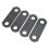 4 Pcs Trailer Leaf Spring Shackle Strap 2 5/8 Inch 9