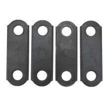 4 Pcs Trailer Leaf Spring Shackle Strap 2 5/8 Inch