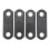 4 Pcs Trailer Leaf Spring Shackle Strap 2 5/8 Inch 1
